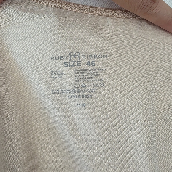 Ruby Ribbon Lace Cami - Picture 3 of 3